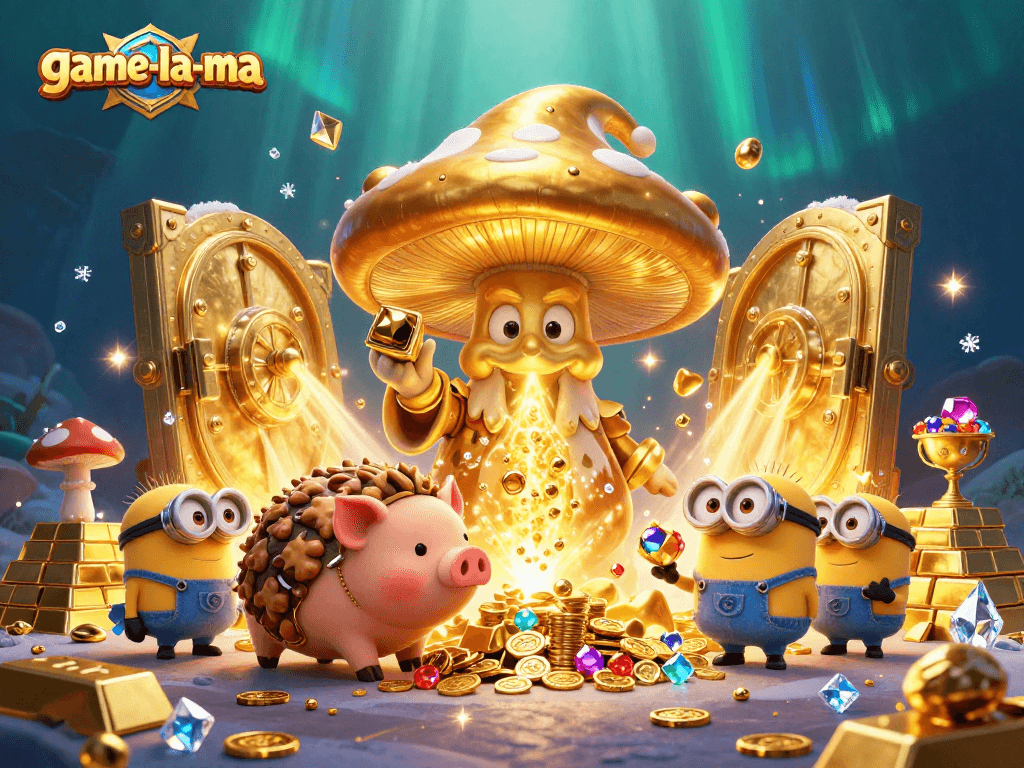 Spin the reels with game-la-ma's enchanting wizard and treasures galore!