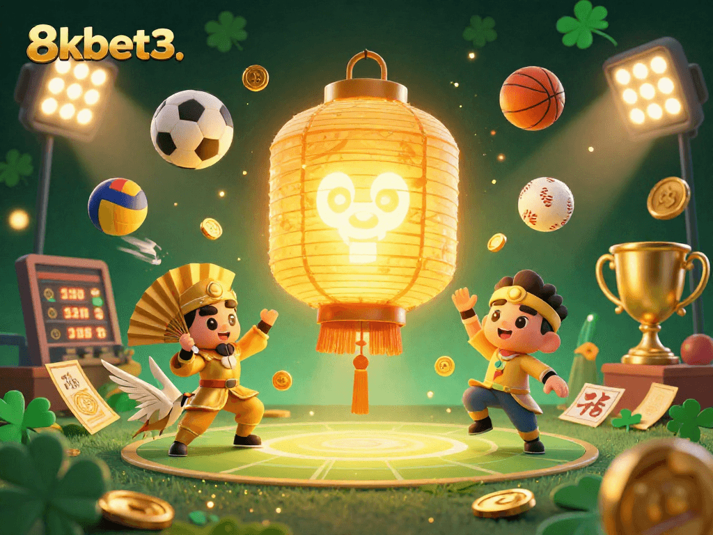 Experience thrilling bets with 8kbet3 at the lively casino scene featuring dynamic sports elements.