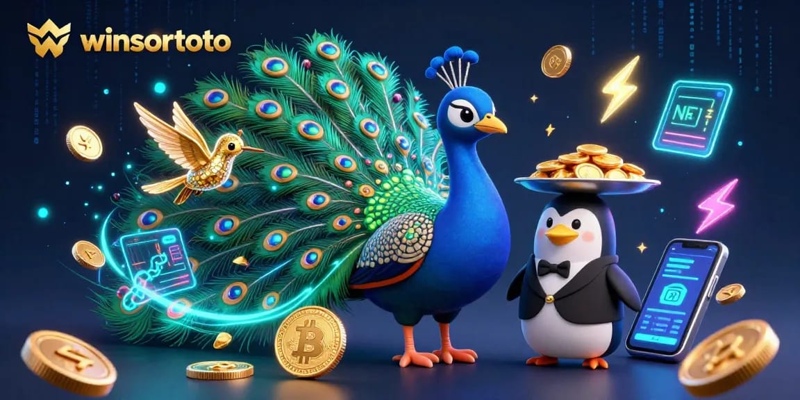 Memenangkan permainan di winsortoto dengan ilustrasi kasino digital penuh warna dan elemen menarik.