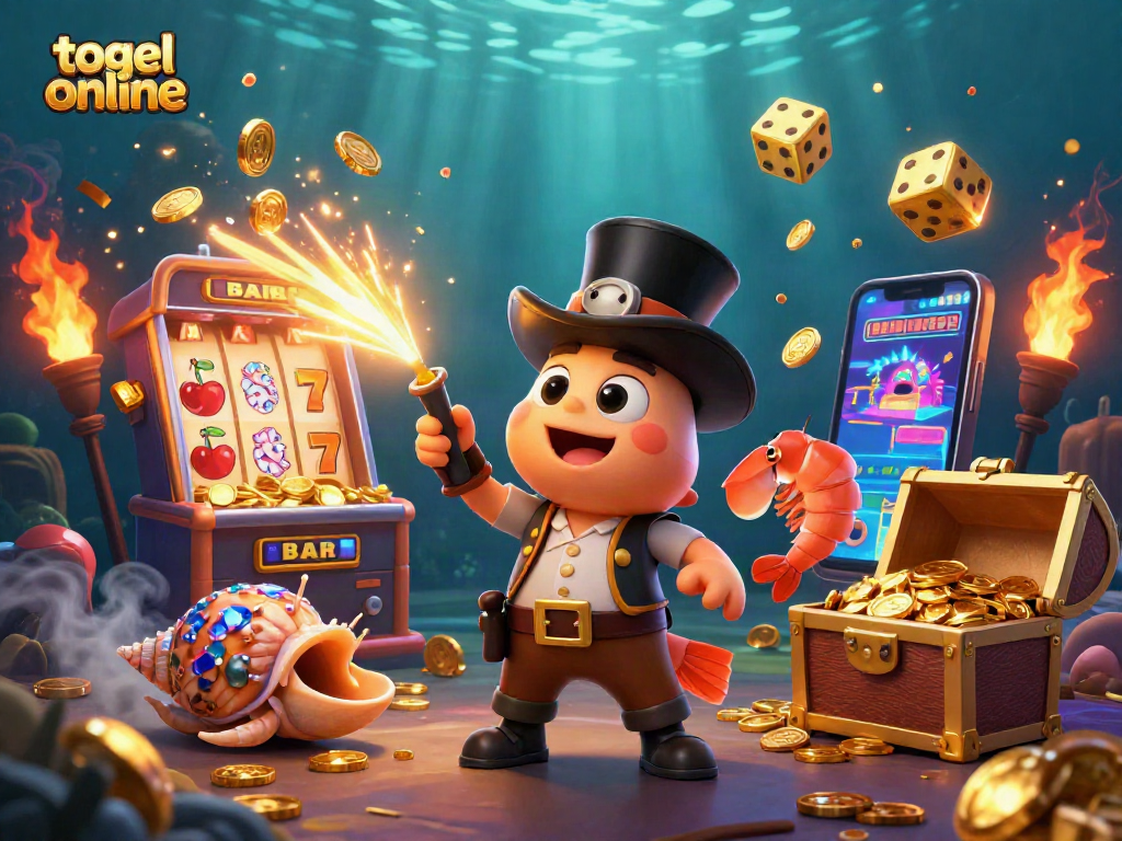Experience the thrill of togel online with dynamic characters and vibrant casino elements.