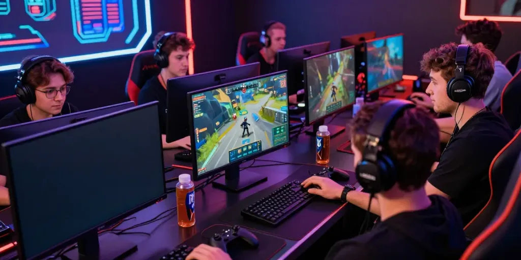 Players enjoying exciting games on batman138 platform with dynamic lighting and tech.