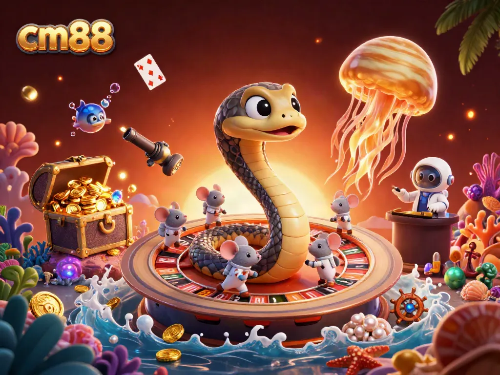 Experience the thrilling cm88 casino adventures with colorful characters and cosmic gaming action.