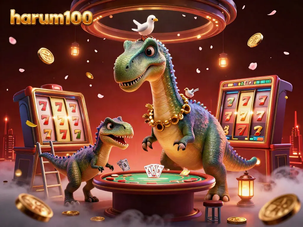 Gambarkan momen menarik di dunia kasino dengan harum100 saat bermain poker unik dan slot keberuntungan.