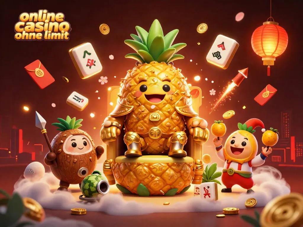 Experience the thrill of an online casino ohne limit with our vibrant 3D characters amidst dazzling symbols.