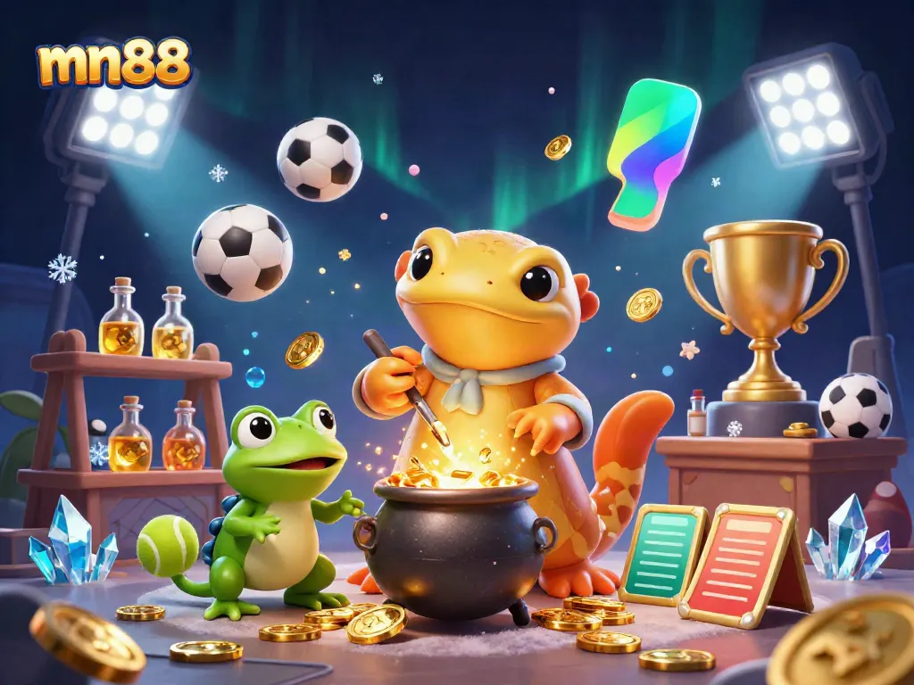 Engage in exciting adventures at mn88 with unique characters transforming metals into gold in a vibrant casino.