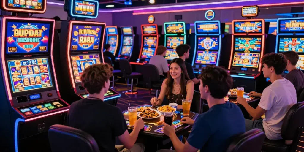 การเล่นเกมคาสิโนออนไลน์ที่สนุกสนานบน joker123-slots.org/ พร้อมบรรยากาศที่ทันสมัยและดึงดูดใจ