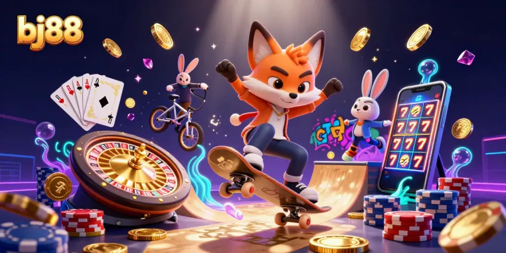 Experience thrilling gameplay dynamics at bj88, featuring exciting characters and casino elements.