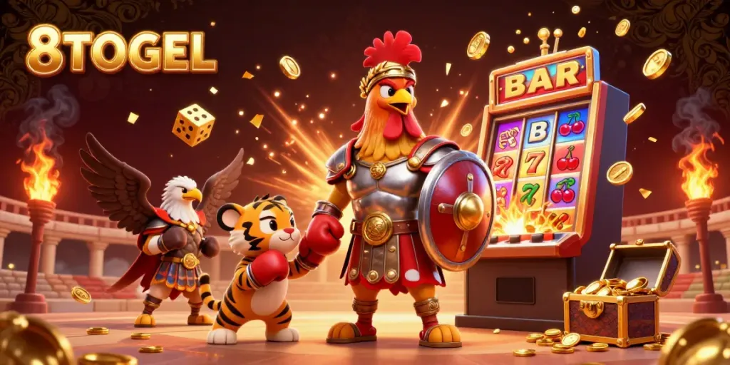 Experience exciting gameplay at 8TOGEL with thrilling jackpots and dynamic winning elements in action.