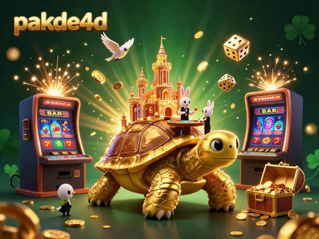 Watch pakde4d come alive as a giant tortoise and dealer unveil thrilling casino action.