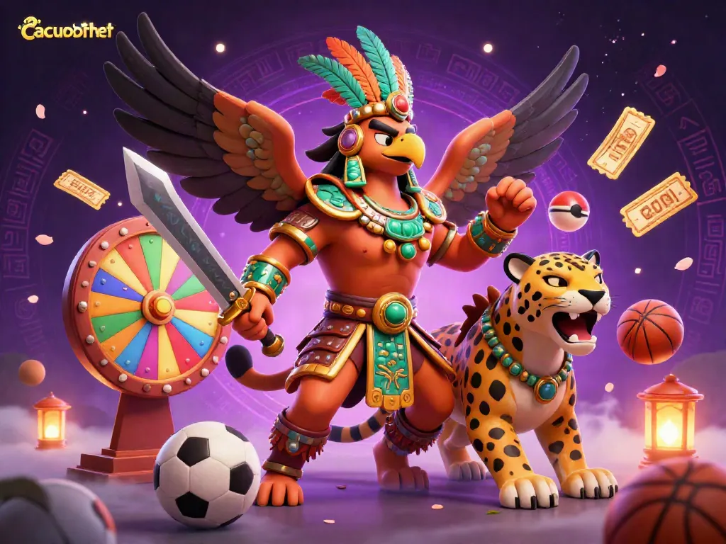 Cacuocthethao sports betting scene showcasing dynamic characters and engaging elements.