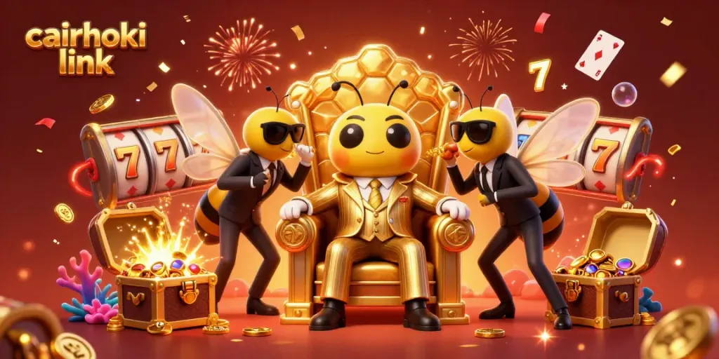 Geng bumblebee boss perjudian menciptakan kegembiraan di cairhoki link dengan simbol jackpot dan koleksi emas.