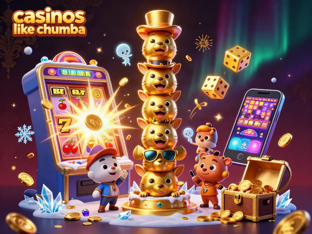 Win big while exploring casinos like Chumba with colorful gaming elements and 3D animations.