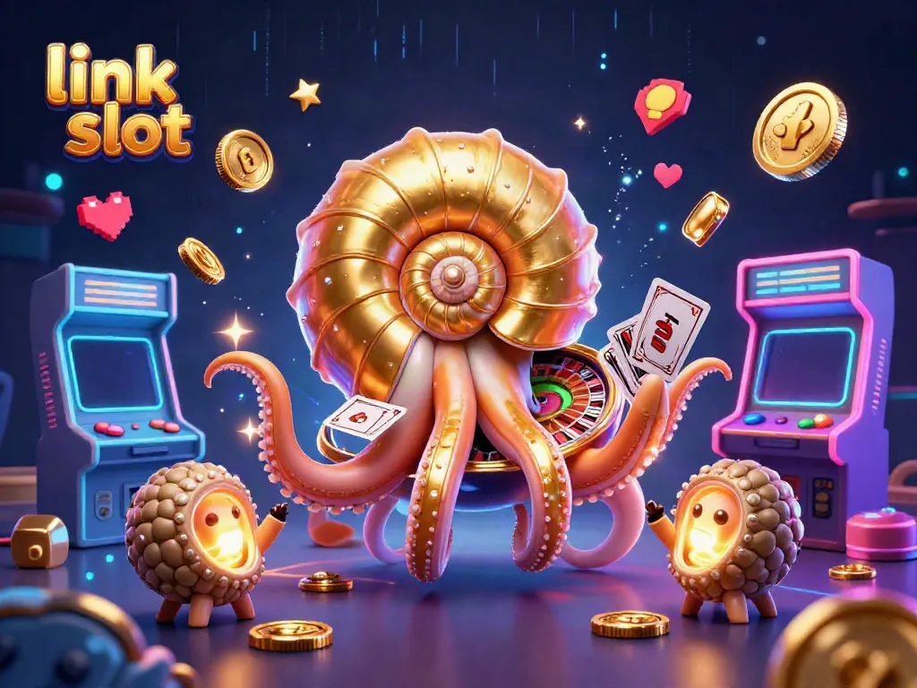 Experience thrilling action at the link slot gaming zone featuring ancient nautilus and glowing companions.