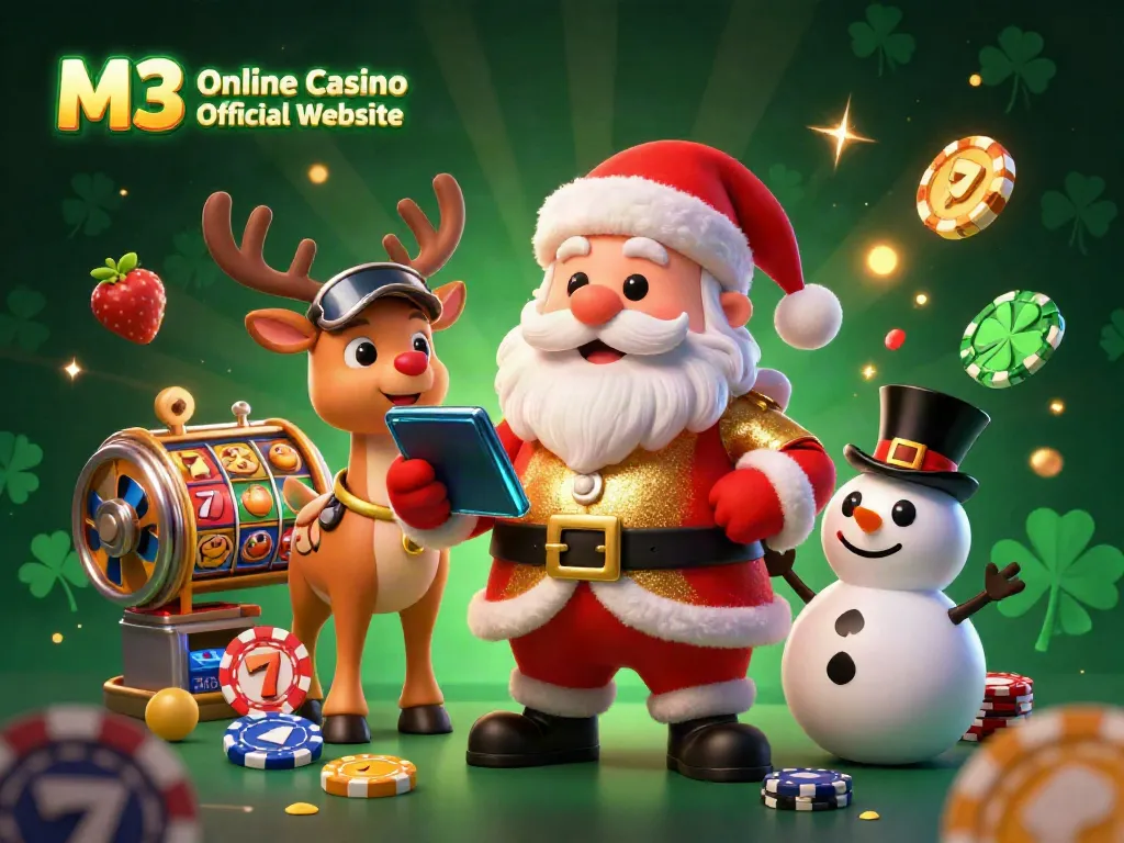 Experience exciting gameplay at M3 Online Casino Official Website with vibrant 3D characters and jackpot slot elements.