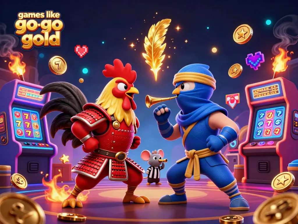 Play exciting games like Go Go Gold with colorful casino reels and action-packed elements.