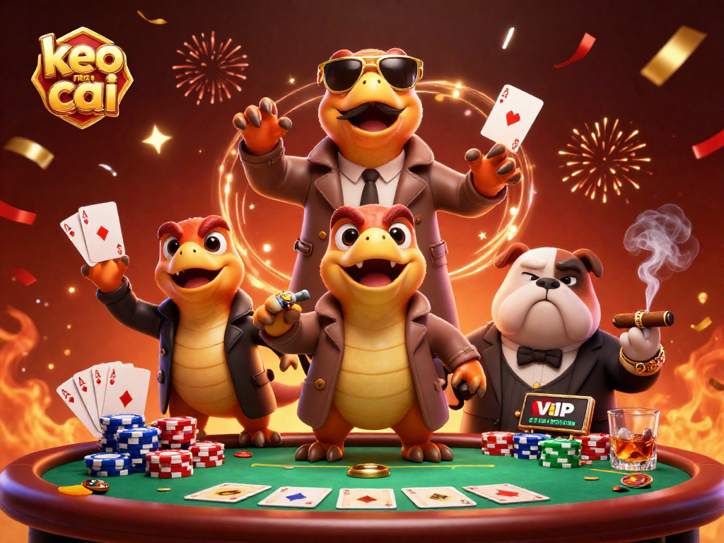 Engaging scene of raptors in a trench coat attempting to enter a VIP casino, promoting keo nha cai excitement.